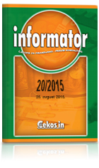Informator broj 20/2015 od 25.08.2015.