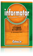 Informator broj 27/2015 od 14.12.2015.