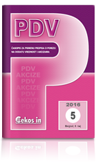 PDV broj 5/2016 od 6.05.2016.