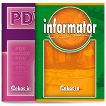 Časopis "INFORMATOR" + časopis "PDV" (godišnja pretplata počev od 1.01.2025.) - osnovna (prva) pretplata