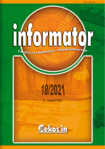 Informator broj 18/2021 od 25.08.2021.