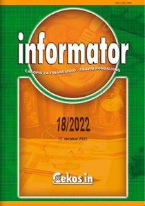 Informator broj 18/2022 od 12.10.2022.