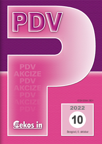 PDV broj 10/2022 od 06.10.2022.