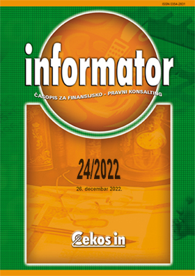 Informator broj 24/2022 od 26.12.2022.